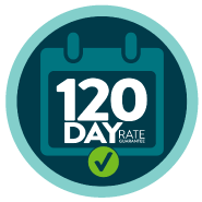 120 Day rate guarantee